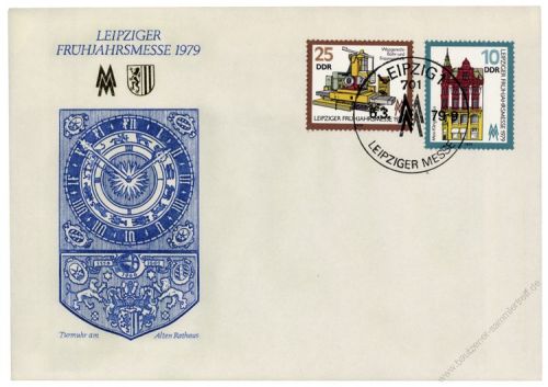 DDR 1979 FDC Mi-Nr. 2403-2404 SSt. Leipziger Frhjahrsmesse