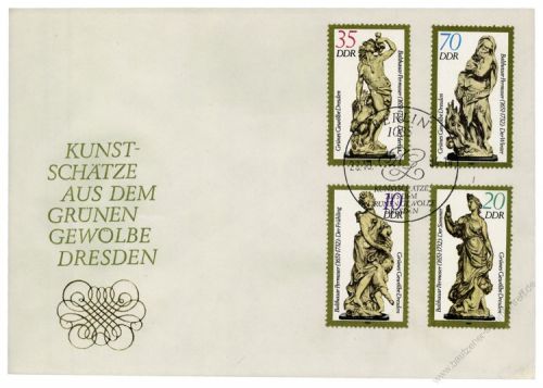 DDR 1984 FDC Mi-Nr. 2905-2908 SSt. Grnes Gewlbe Dresden