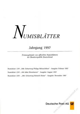 BRD 1997 Beschreibung fr Numisblatt 1/1997 