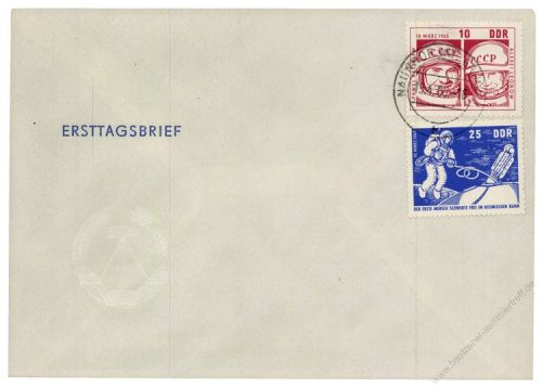 DDR 1965 FDC Mi-Nr. 1098-1099 ESt. Start des sowjetischen Raumschiffes 