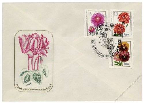 DDR 1975 FDC Mi-Nr. 2070-2075 SSt. Blumenzchtungen