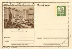 BRD 1962 Mi-Nr. P072 10/070 * Essen - Museum Folkwang