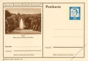 BRD 1963 Mi-Nr. P081 23/170 * Kassel - Herkules