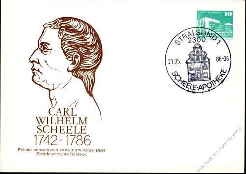 Ddr Nr Pp018 B2024 Sst Carl Wilhelm Scheele