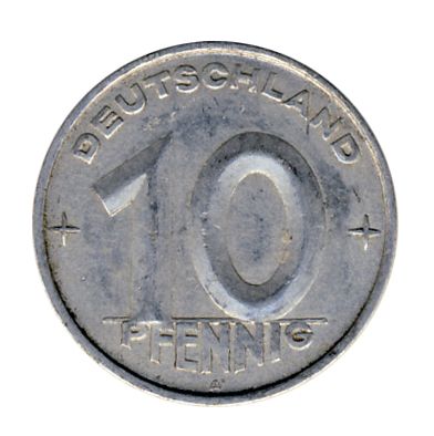 DDR 1952 J.1507 10 Pf Kursmnze Prgesttte: A ss