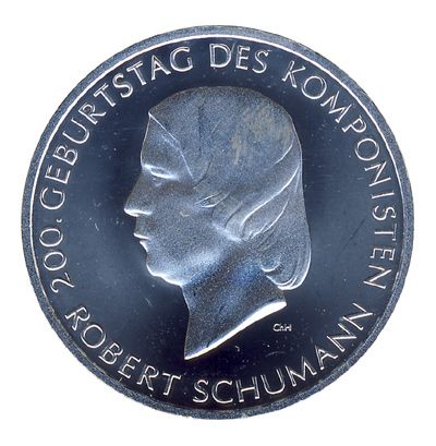 BRD 2010 J.550 10 Euro Robert Schumann st