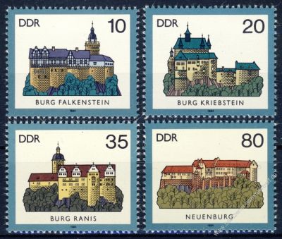 DDR 1984 Mi-Nr. 2910-2913 ** Burgen