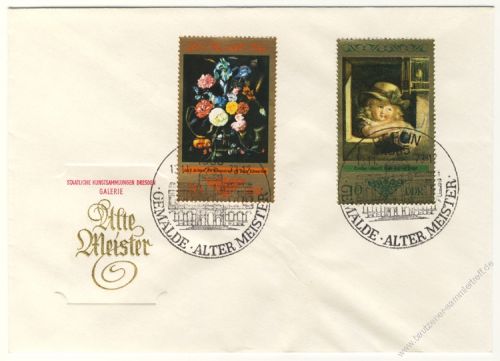 DDR 1973 FDC Mi-Nr. 1892-1897 SSt. Staatliche Kunstsammlungen Dresden