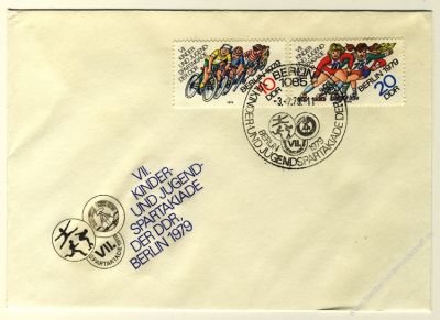 DDR 1979 FDC Mi-Nr. 2433-2434 SSt. Kinder- und Jugendspartakiade