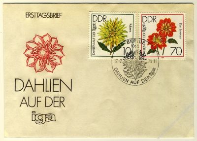 DDR 1979 FDC Mi-Nr. 2435-2440 SSt. Internationale Gartenbauausstellung