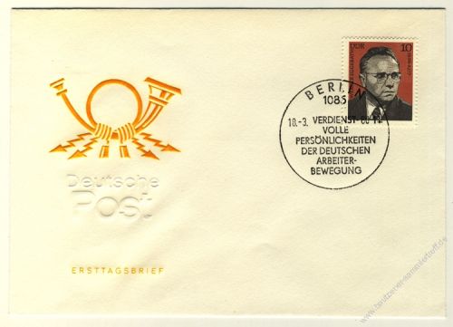 DDR 1980 FDC Mi-Nr. 2500 SSt. Persnlichkeiten der deutschen Arbeiterbewegung