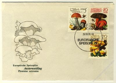 DDR 1980 FDC Mi-Nr. 2551-2556 SSt. Europische Speisepilze