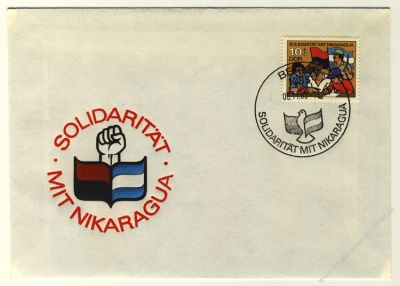 DDR 1983 FDC Mi-Nr. 2834 SSt. Solidaritt mit Nicaragua