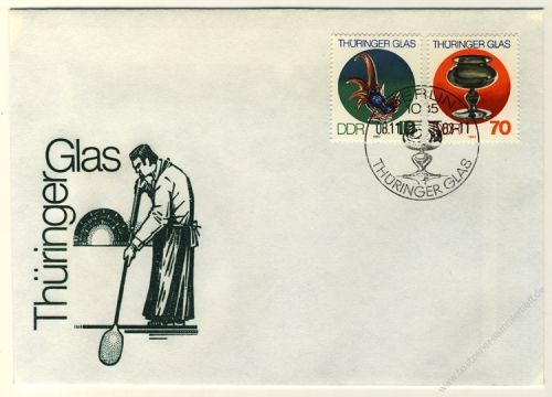 DDR 1983 FDC Mi-Nr. 2835-2838 SSt. Thringer Glas