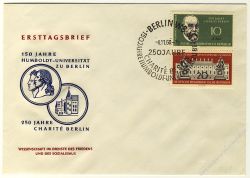 DDR 1960 FDC Mi-Nr. 795-799 (ZD) SSt. 150 Jahre Humboldt-Universitt zu Berlin