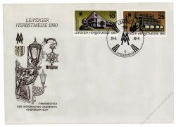 DDR 1980 FDC Mi-Nr. 2539-2540 SSt. Leipziger Herbstmesse