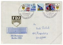 DDR 1985 FDC Mi-Nr. 2947-2948 (ZD) SSt. Parlament der Freien Deutschen Jugend