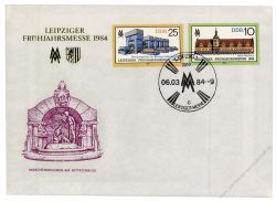 DDR 1984 FDC Mi-Nr. 2862-2863 SSt. Leipziger Frhjahrsmesse