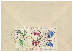 DDR 1964 FDC Mi-Nr. 1033-1038 und 1039-1044 (ZD) - Variante - ESt. Olympische Sommerspiele