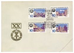 DDR 1969 FDC Mi-Nr. 1495-1506 SSt. 20 Jahre DDR