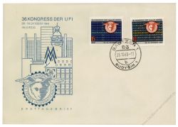 DDR 1969 FDC Mi-Nr. 1515-1516 ESt. Kongress des Internationalen Messeverbandes