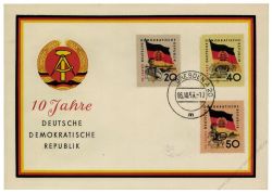 DDR 1959 FDC Mi-Nr. 722-731 ESt. 10 Jahre Deutsche Demokratische Republik