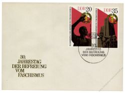 DDR 1975 FDC Mi-Nr. 2038-2041 SSt. 30. Jahrestag der Befreiung vom Faschismus