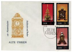 DDR 1975 FDC Mi-Nr. 2055-2060 SSt. Alte Uhren