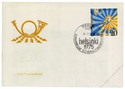 DDR 1975 FDC Mi-Nr. 2069 SSt. Unterzeichnung der Schlussakte der Konferenz ber Sicherheit und Zusammenarbeit in Europa