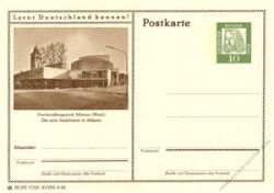 BRD 1962 Mi-Nr. P072 17/121 * Mnster - Neue Stadttheater