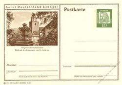 BRD 1962 Mi-Nr. P072 14/101 * Haigerloch - Rmerturm von St.Anna