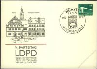 DDR Nr. PP018 D2/034 SSt. 14.Parteitag der LDPD