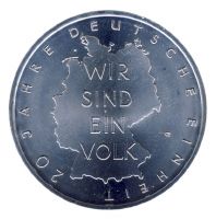 BRD 2010 J.554 10 Euro 20 Jahre Deutsche Einheit st