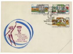 DDR 1969 FDC Mi-Nr. 1483-1488 SSt. Deutsches Turn- und Sportfest