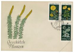 DDR 1969 FDC Mi-Nr. 1456-1461 SSt. Geschtzte heimische Pflanzen