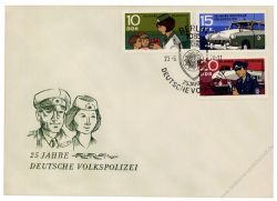 DDR 1970 FDC Mi-Nr. 1579-1583 SSt. 25 Jahre Deutsche Volkspolizei