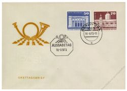 DDR 1973 FDC Mi-Nr. 1879-1882 ESt. Aufbau in der DDR