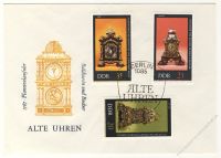 DDR 1975 FDC Mi-Nr. 2055-2060 SSt. Alte Uhren