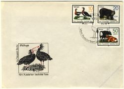 DDR 1985 FDC Mi-Nr. 2952-2956 SSt. Vom Aussterben bedrohte Tiere