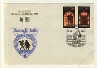 DDR 1988 FDC Mi-Nr. 3153-3154 SSt. Leipziger Frhjahrsmesse